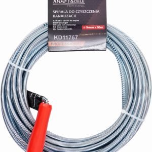 Kanalizacijos valymo spyruoklė 9 mm x 10 m KD11767