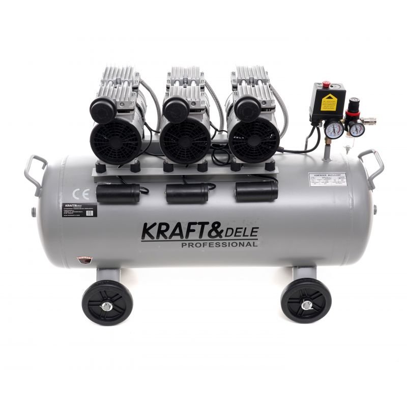 Betepalinis oro kompresorius 100L 3 x 1500W KD1397 - Image 4