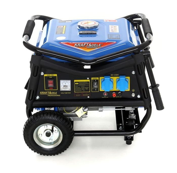 Benzininis vienfazis elektros generatorius KRAFT&DELE 3000W 12/230V/7 AG KD142 - Image 3