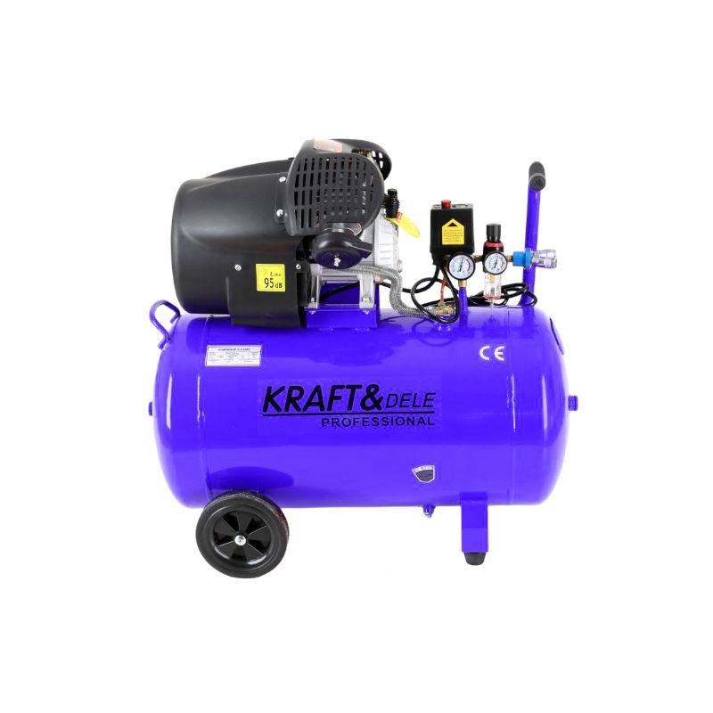 Tepalinis oro kompresorius Kraft&Dele KD4065, 100 L, 3 kW, 230 V - Image 3