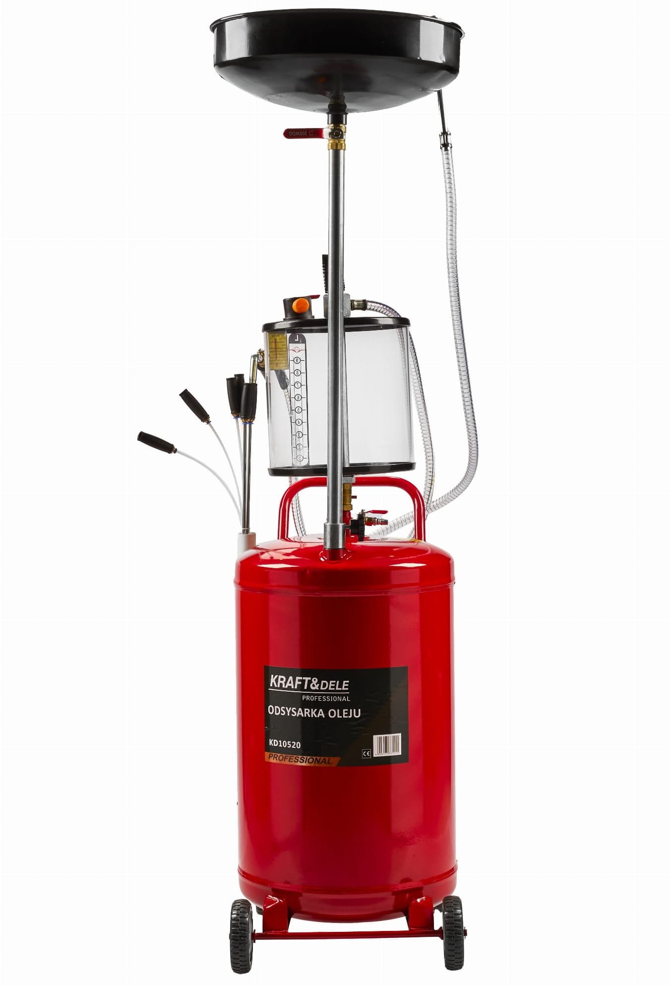 Pneumatinė alyvos išsiurbimo talpa 80 l KD10520