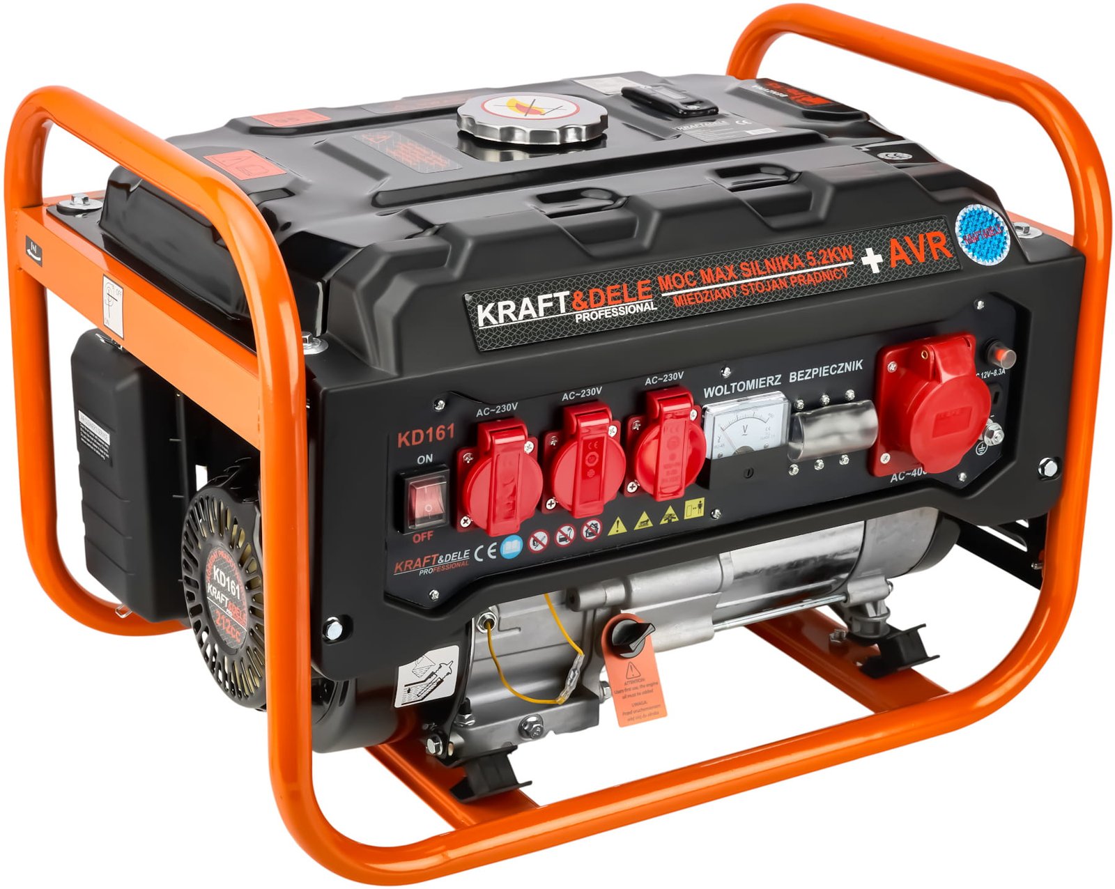 Elektros generatorius 3500 W 12/230 V/380 V KD161