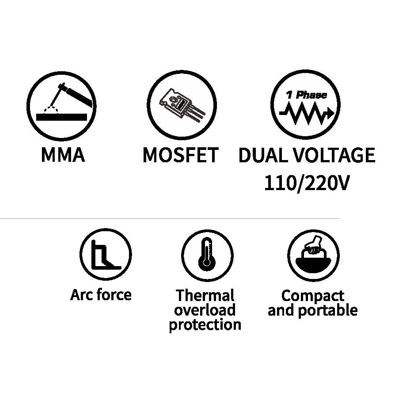 Inverterinis suvirinimo aparatas (IGBT) MMA Mosfet - Image 4