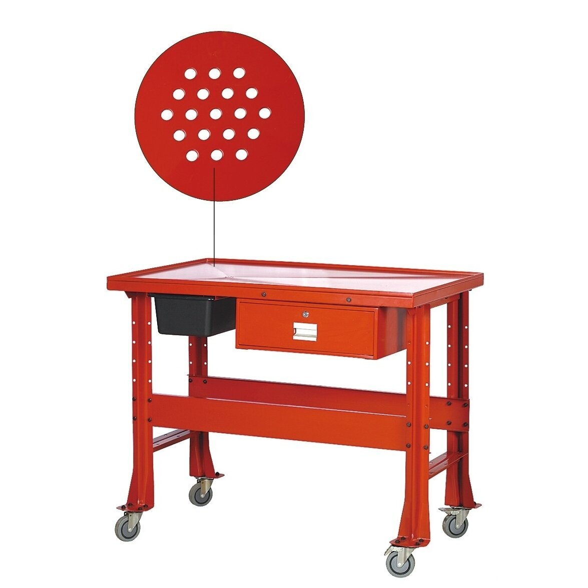 Mobilus darbastalis su skysčių surinkimo talpa 13L (3.5gal) - Image 4