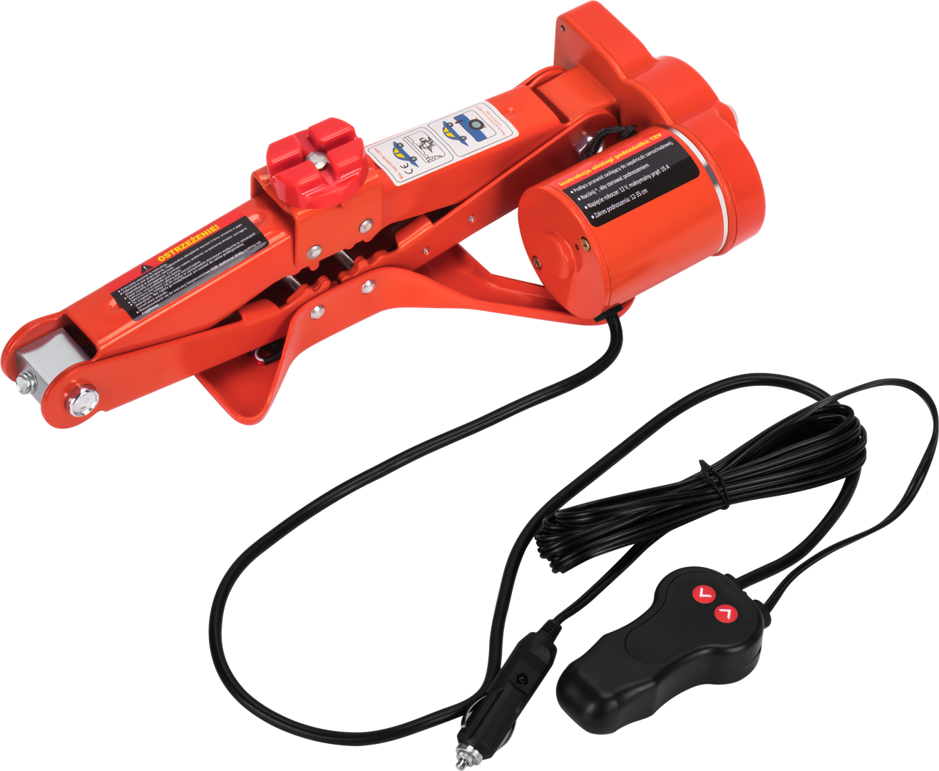 Elektrinis domkratas trapezoidinis 12V 3T KD1369