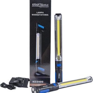Dvigubas LED dirbtuvių žibintuvėlis USB-C 1000 lm KD3499