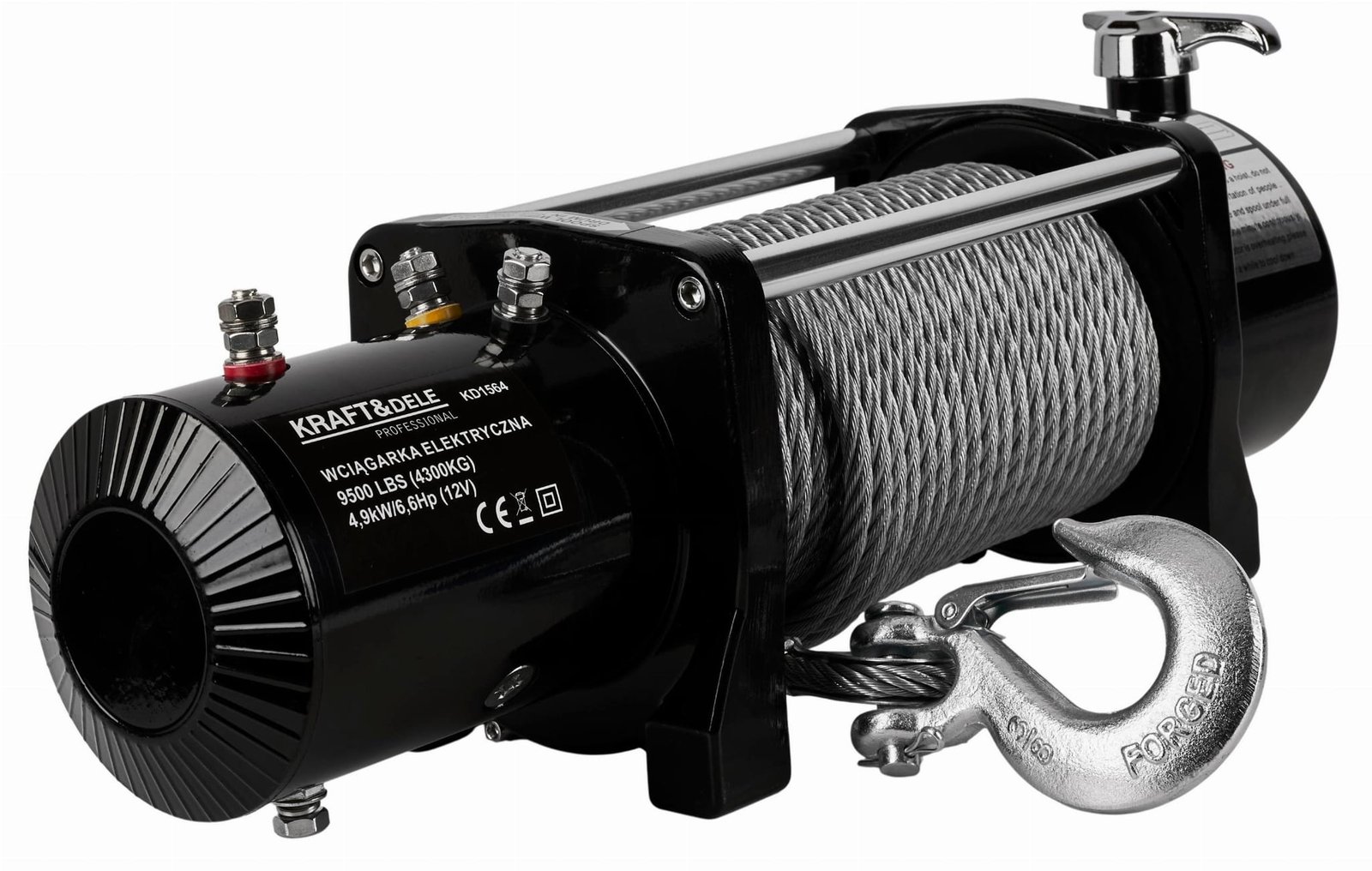 Elektrinė gervė KD1564 9500LBS 12V - Image 4