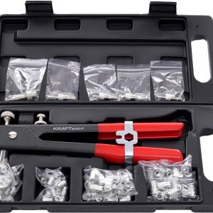 Rankinis kniediklis su veržlinėmis kniedėmis 106 vnt. KD10555