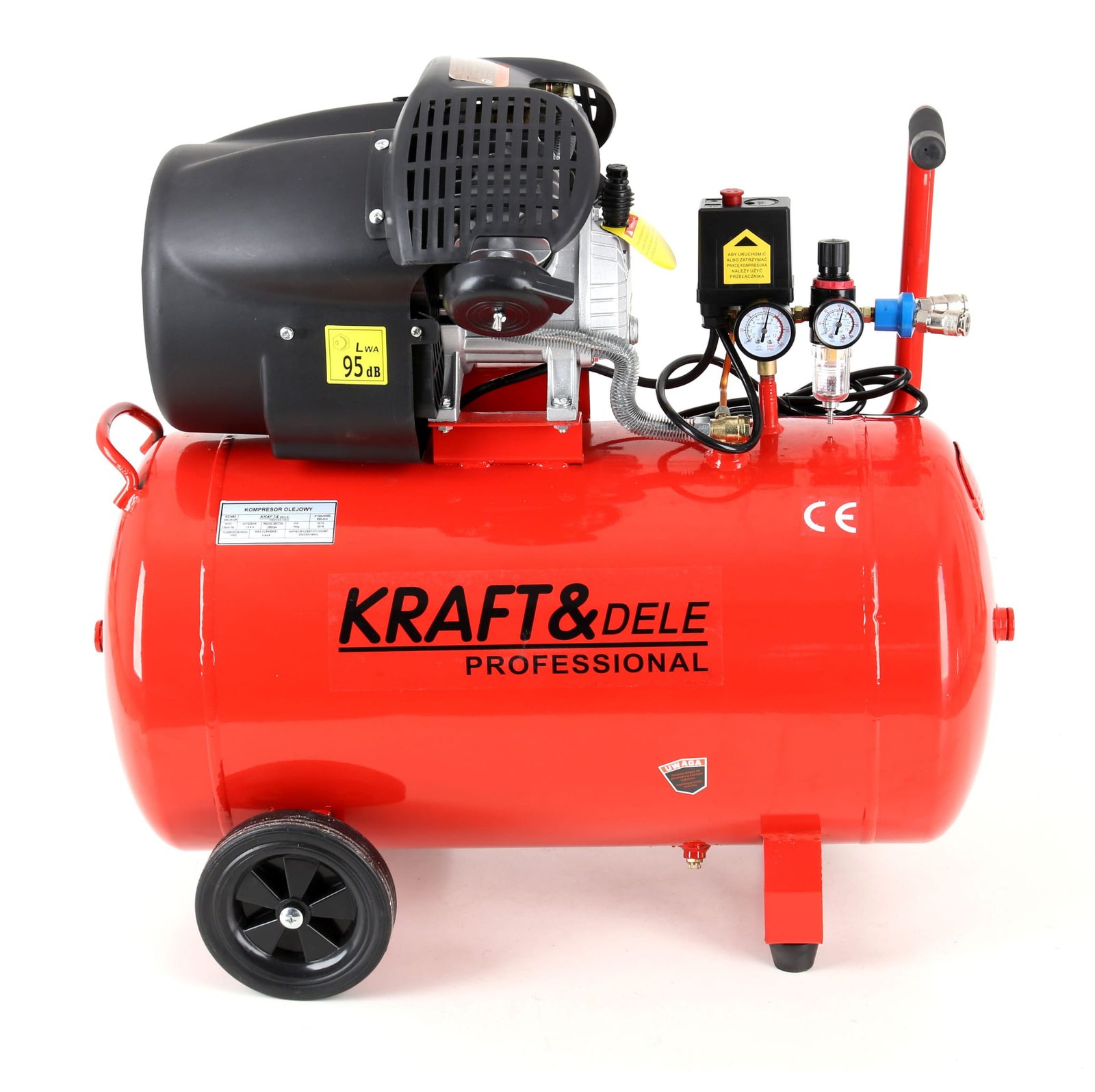 Kompresorius 100ltr. 530ltr/min. 2cilindrų KD1483 - Image 3