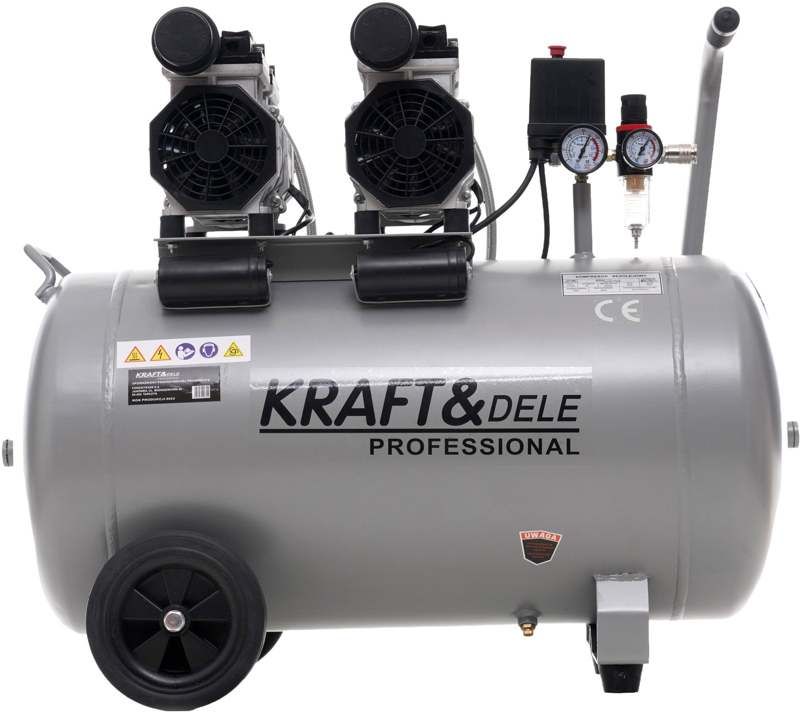 Betepalinis oro kompresorius 100L / 2 x 1500W KD1398