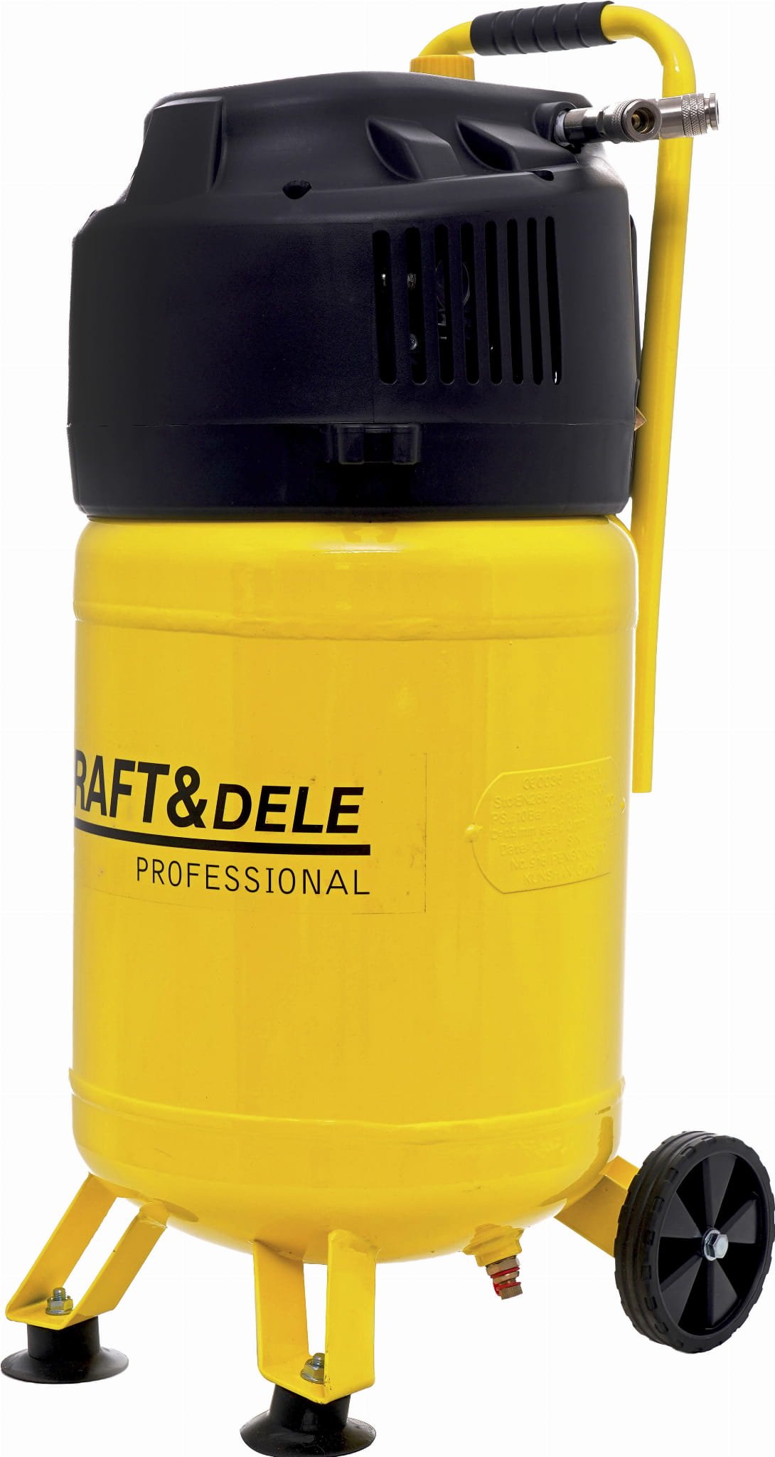 Vertikalus betepalinis oro kompresorius 10Bar 30L Kraftdele KD1417