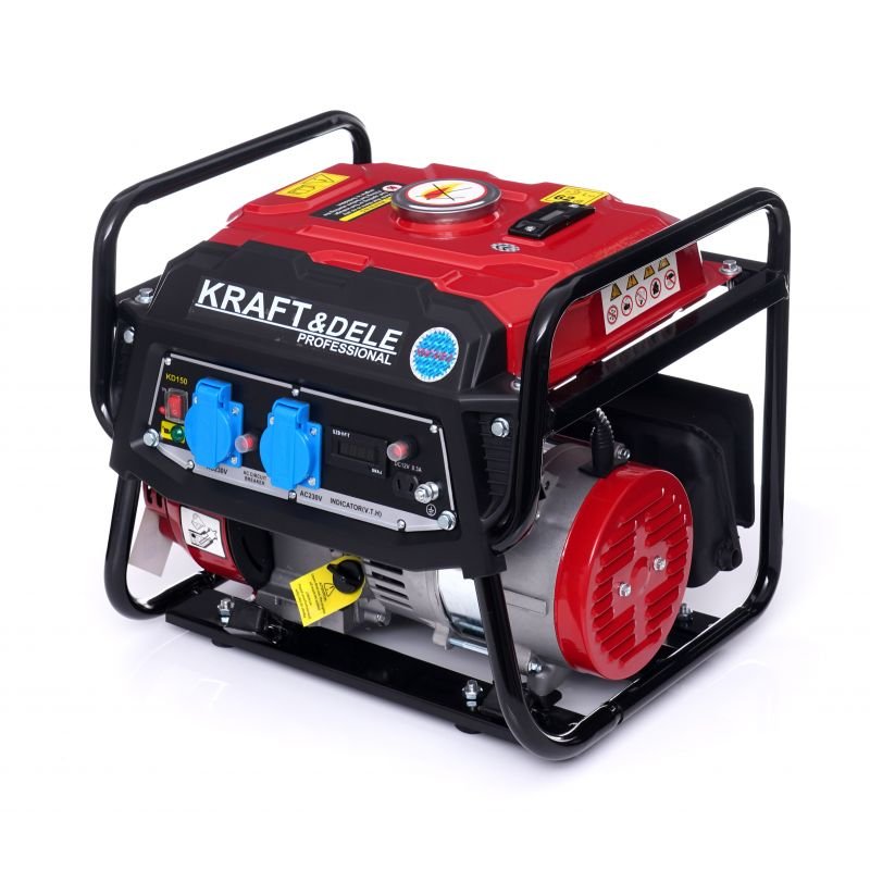 Generatorius 1500W 12V/230V LCD Kraftdele KD150 - Image 4