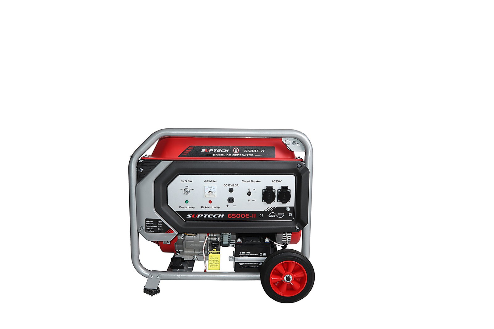 Benzininis generatorius SUPTECH 6500E-II (vienfazis) - Image 3