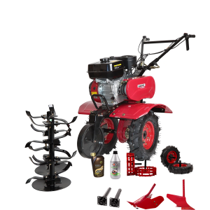 Benzininis Motoblokas - kultivatorius RIDER R-850/3 Pilna komplektacija + Dovana KD10525 24 Eur vertės