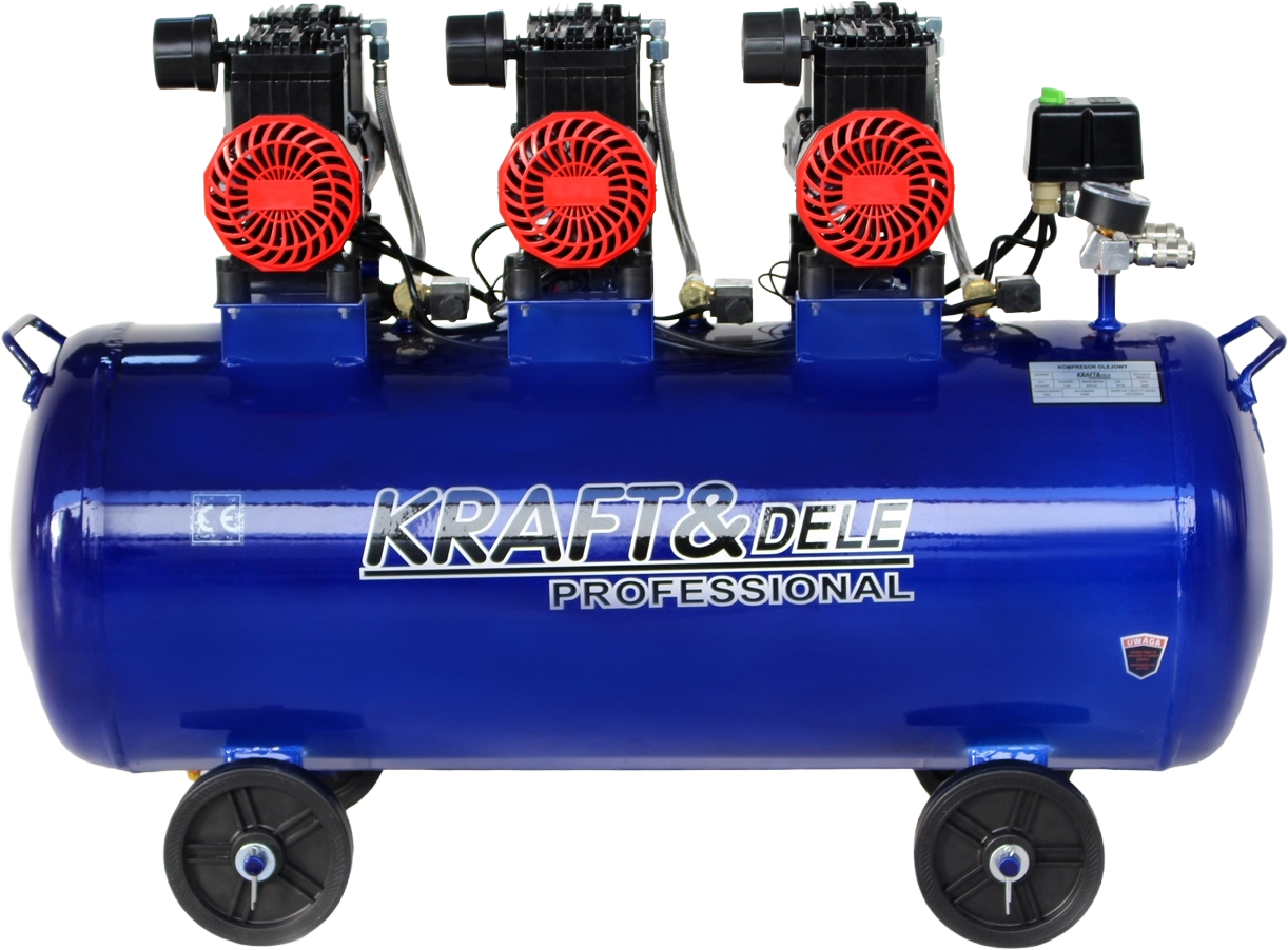 BEALYVIS ORO KOMPRESORIUS 100L 6000W 660L/MIN MĖLYNAS KD4094