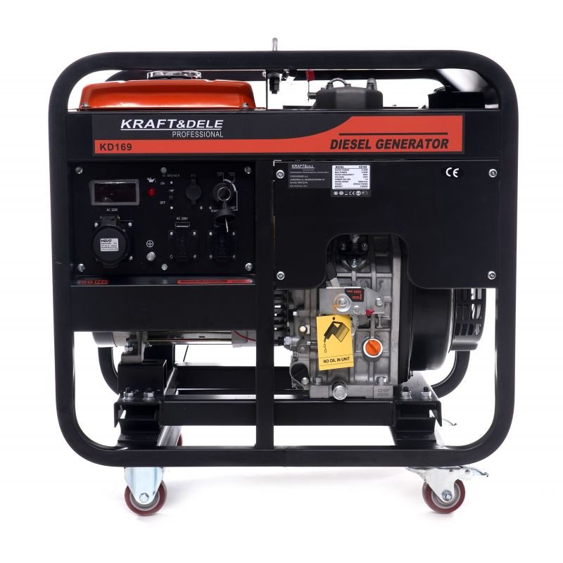Dyzelinis elektros generatorius KRAFTDELE 9KW / 230V KD169 - Image 4