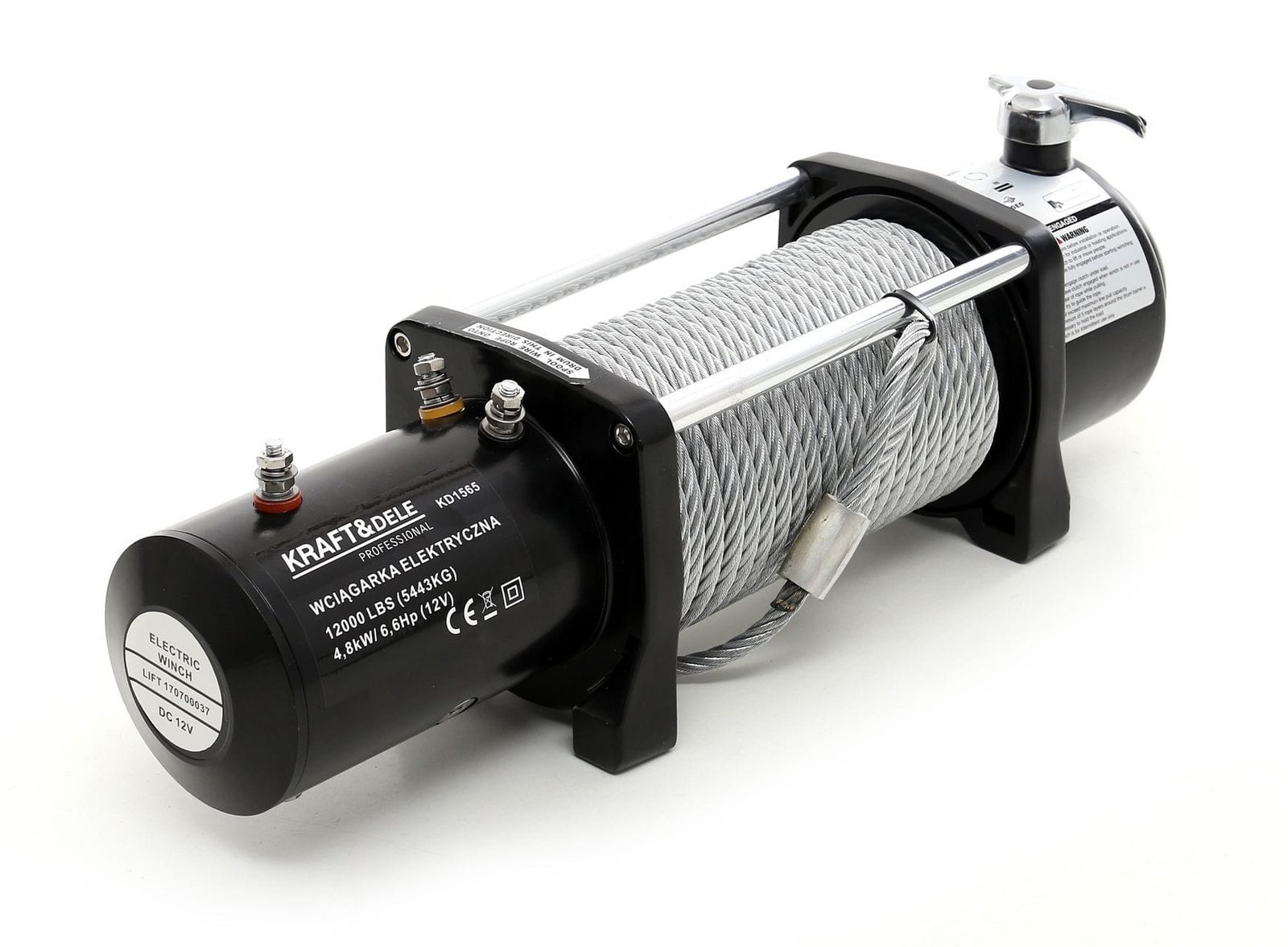 Elektrinė gervė KD1565 12000LBS 12V - Image 3
