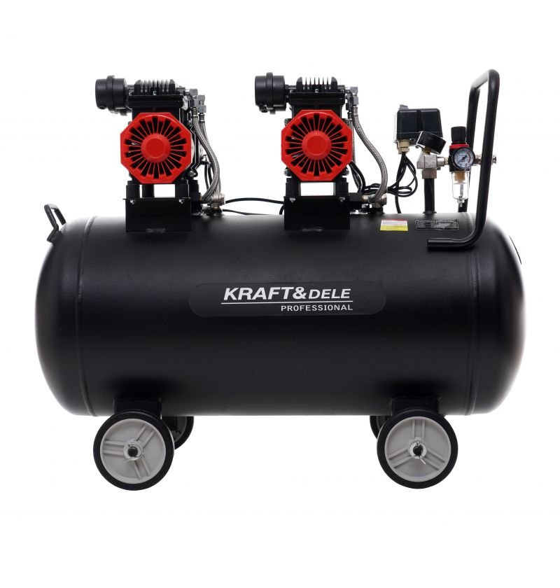 Betepalinis oro kompresorius 100L / 2 x 1500W KD1387 - Image 3