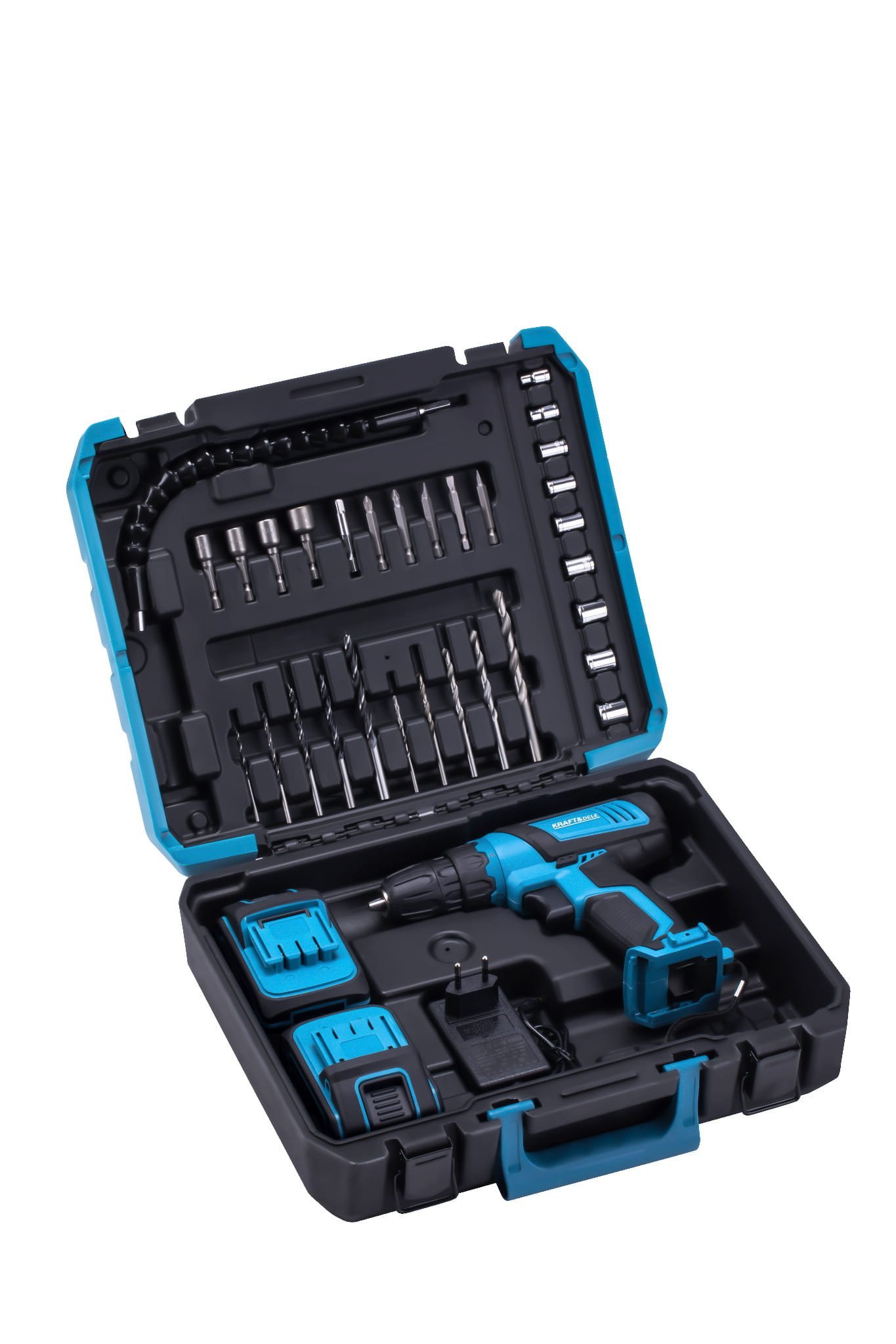 Grąžtų-suktuvų komplektas 21V 2Ah + priedai KD3355 - Image 3