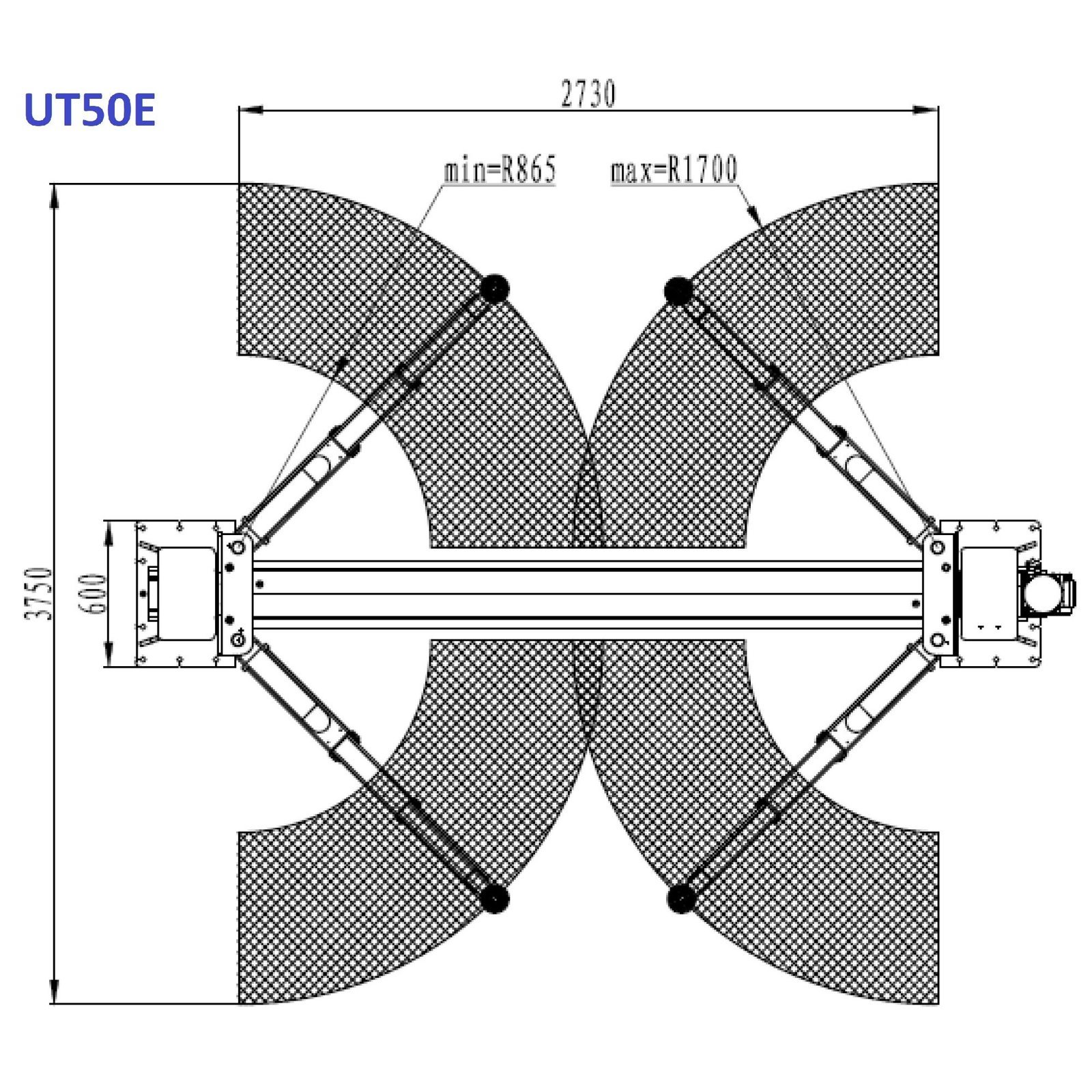 Hidraulinis dviejų kolonų keltuvas su elektromagnetiniu fiksavimu, 5.0t - Image 3