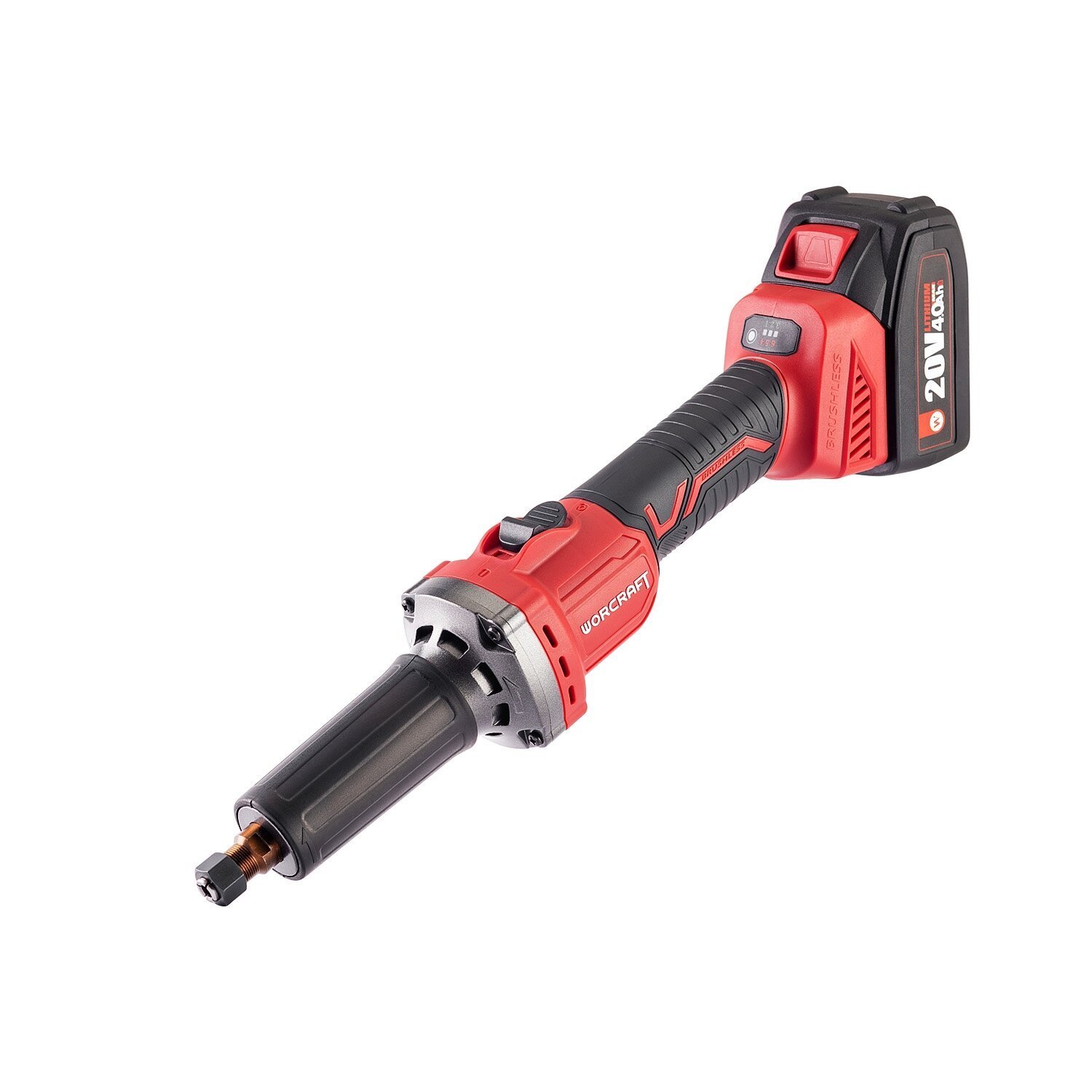 Akumuliatorinis mini tiesinis šlifuoklis 6mm WORCRAFT 20V LI-ION - Image 3