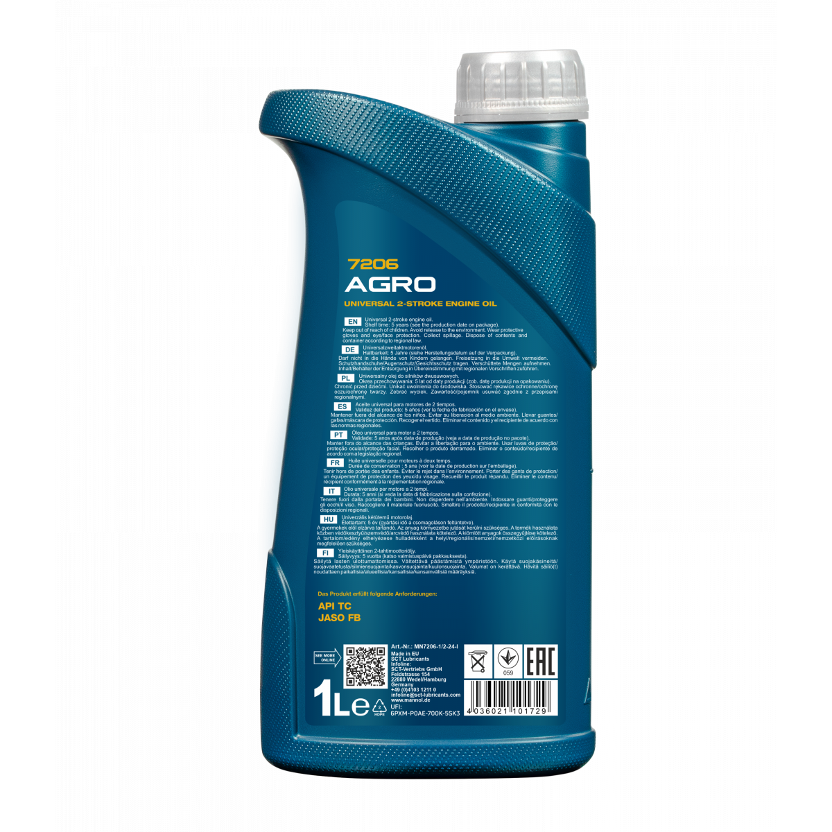 Alyva 2-takt AGRO MANNOL 1l - Image 3
