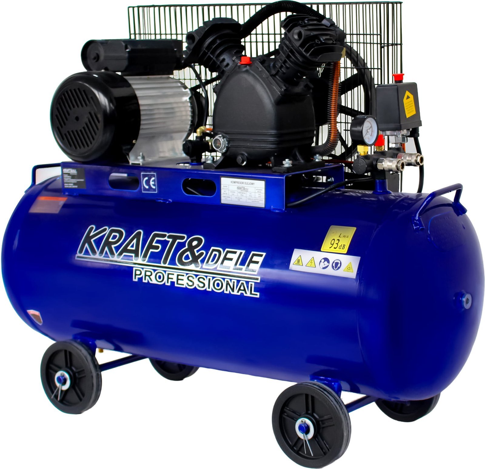 ALYVINIS ORO KOMPRESORIUS 100L 2800W MĖLYNAS KD4058 - Image 3