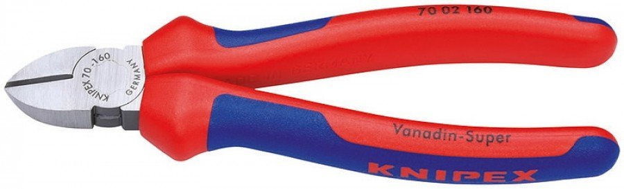 Žnyplės šoninio kirpimo 160mm, Knipex