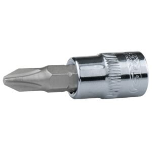 Antgalis galvutė 1/4" CHROMEplus PH2, KS Tools