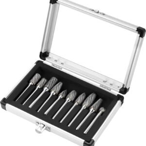 Kotinių metalo frezų / dildžių rinkinys 6 mm, 10 vnt. KD3580