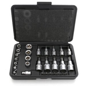 TORX galvučių ir antgalių rinkinys – 29 vnt. KD10242