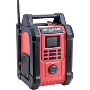 Akumuliatorinis radijas su BT WORCRAFT 20V LI-ION