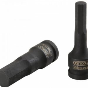 Smūginė galvutė antgalis šešiabriaunė, ilga 1/2" 17mm, KS Tools
