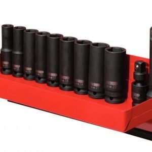 1/2" šešiakampė smūginė galvutė, trumpa, KS Tools