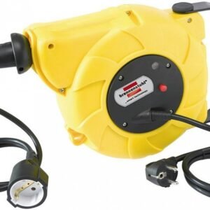 Automatinė ritė su kabeliu 9+2m, 230V, pakabinama, 3x1,5mm, Brennenstuhl