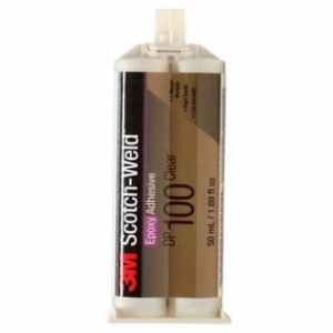Scotch-Weld epoksidiniai klijai DP100, skaidrūs, 48.5ml, 3M