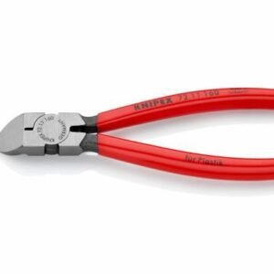 Žnyplės šoninio kirpimo, spyruoklė, plastikui, palenktos 45°, Knipex