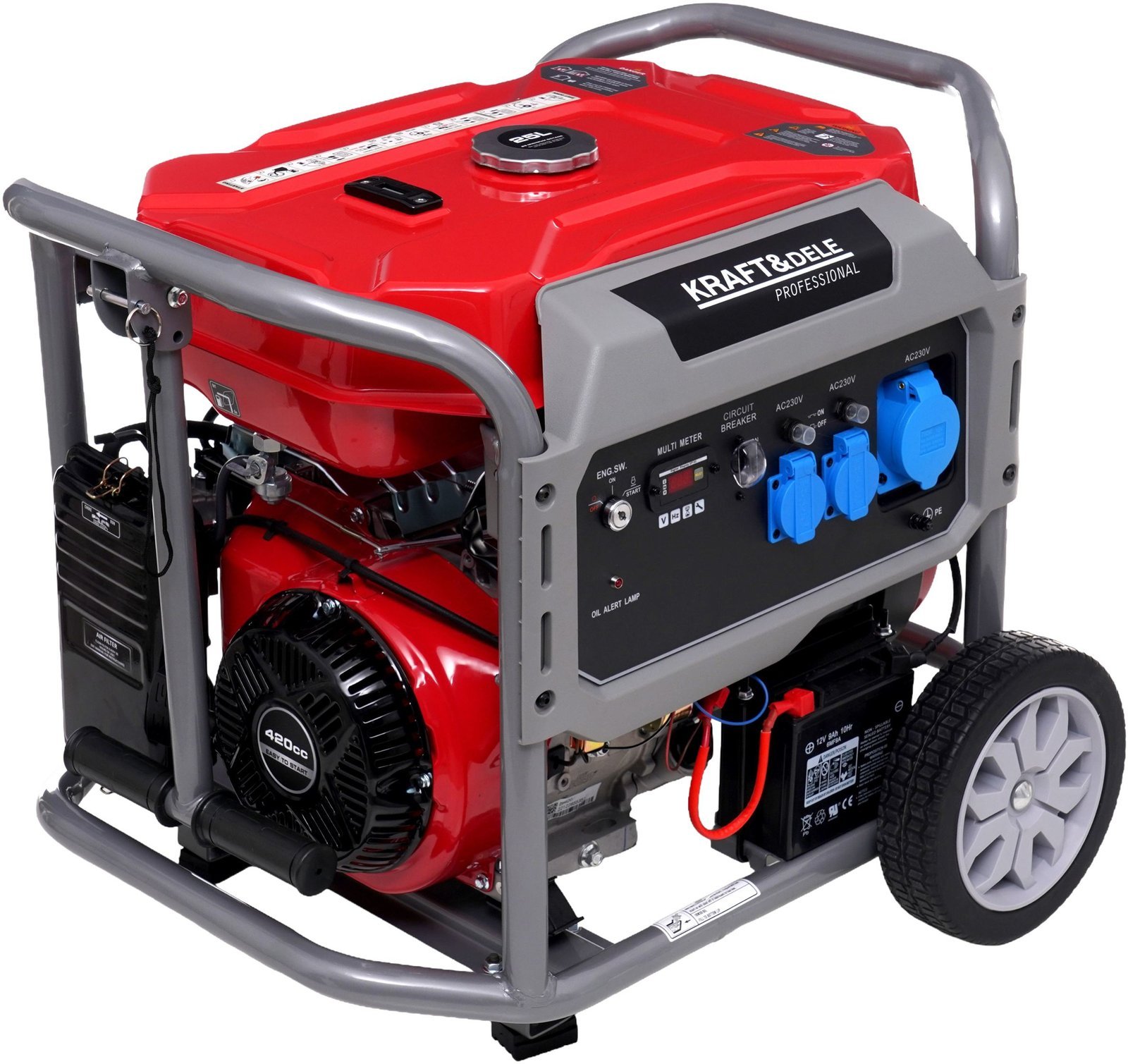Agregat prądotwórczy jednofazowy 6000 / 6400 W KD634