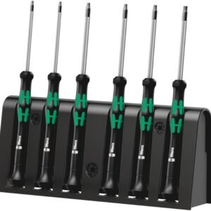 Atsuktuvų komplektas 2067/6 Torx Bo, Wera