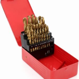 Titano grąžtai metalui, 29 vnt. rinkinys KD10344