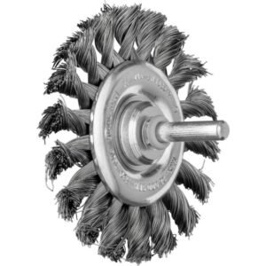 Diskinis vielinis šepetys knotted RBG Steel 70x06/6mm 0,35mm, Pferd