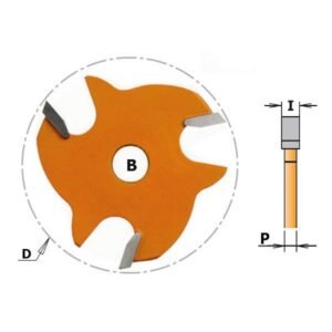 Griovelių freza Z3 TCT F=8 D=47.6X4, CMT