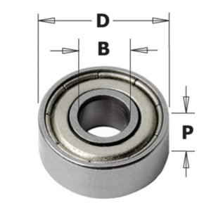Guolis B=4,76mm D=12,7mm P=5mm, CMT