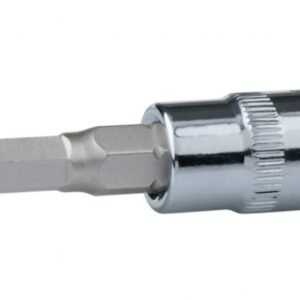 1/4" CHROME Bit socket hexagon 3mm, KS Tools
