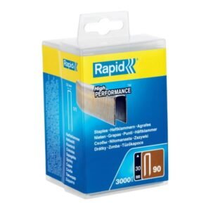 Kabės 90/30 3000vnt, plastikinėje dėžutėje, Rapid