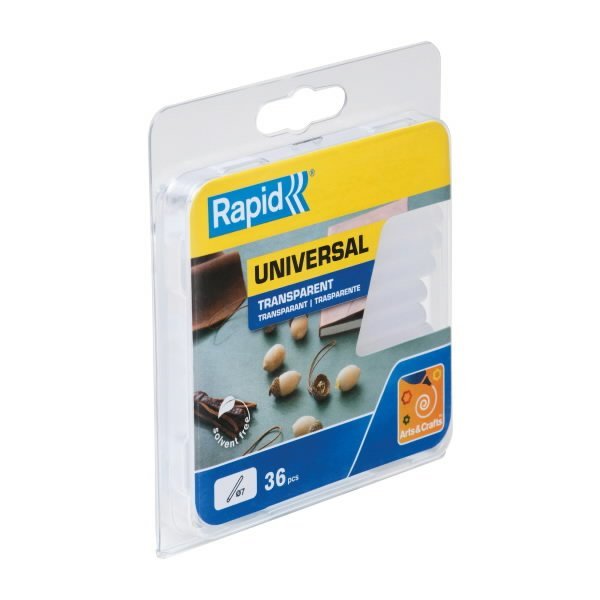 Glue sticks 7x94mm, multi purpose, transparent, 125g, Rapid