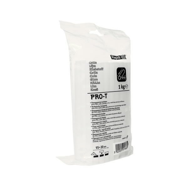 Glue Professional 12x190mm, PVC & Cable PRO-T, 1kg, Rapid