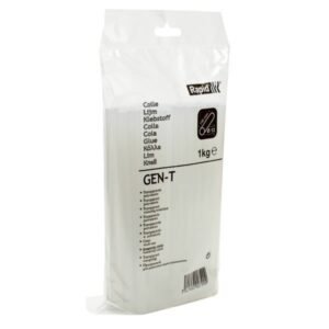 Glue sticks PRO 12x190mm, universal, GEN-T, transparent, 1kg, Rapid