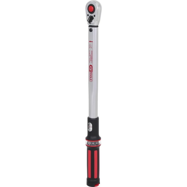 1/2" Dinamometrinis raktas su terkšle ERGOTORQUEprecision 40-200Nm, KS Tools