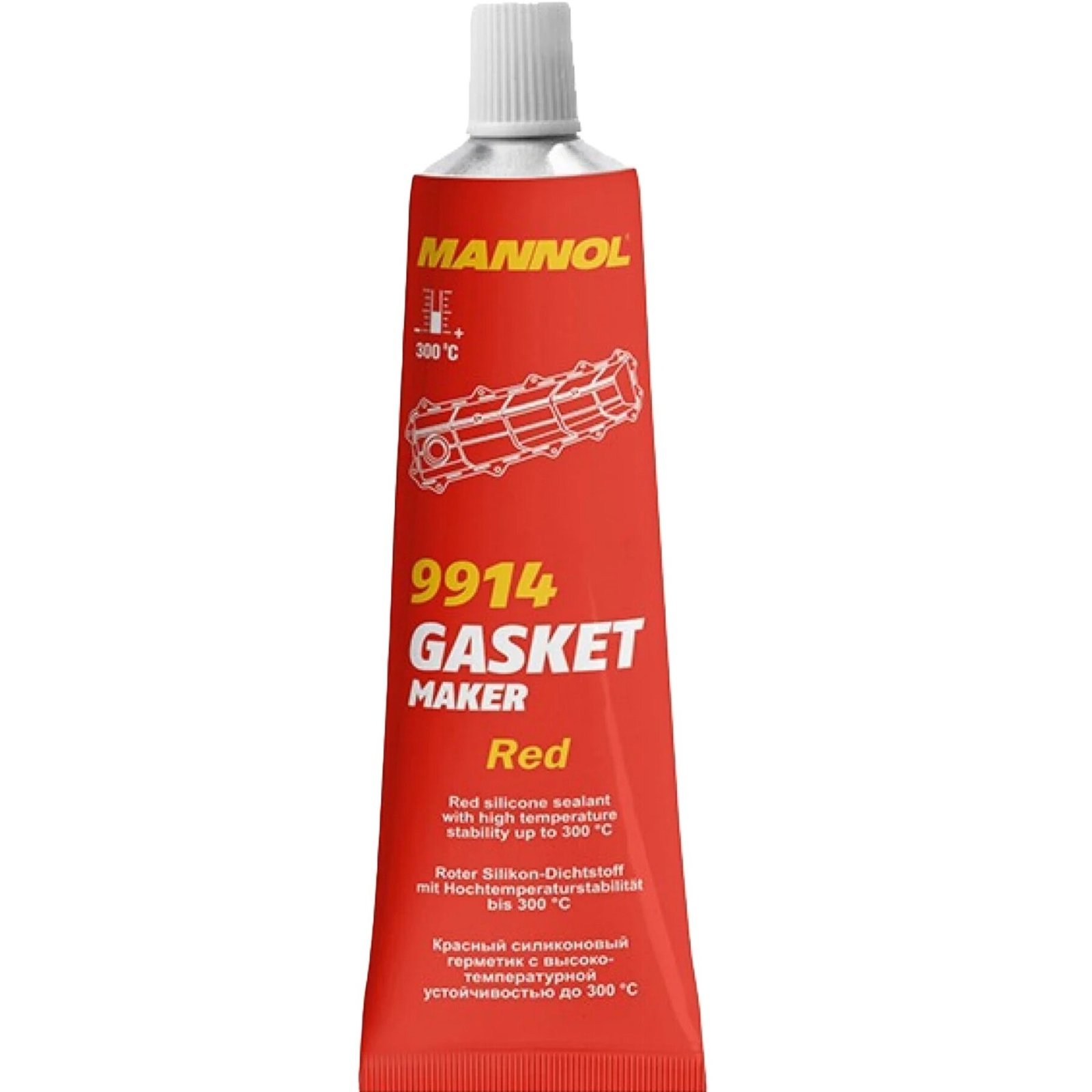 Hermetikas raudonas MANNOL 85g